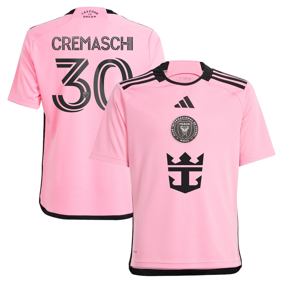 Benjamin Cremaschi 30 Inter Miami CF 2024 2getherness YOUTH Jersey – Pink
