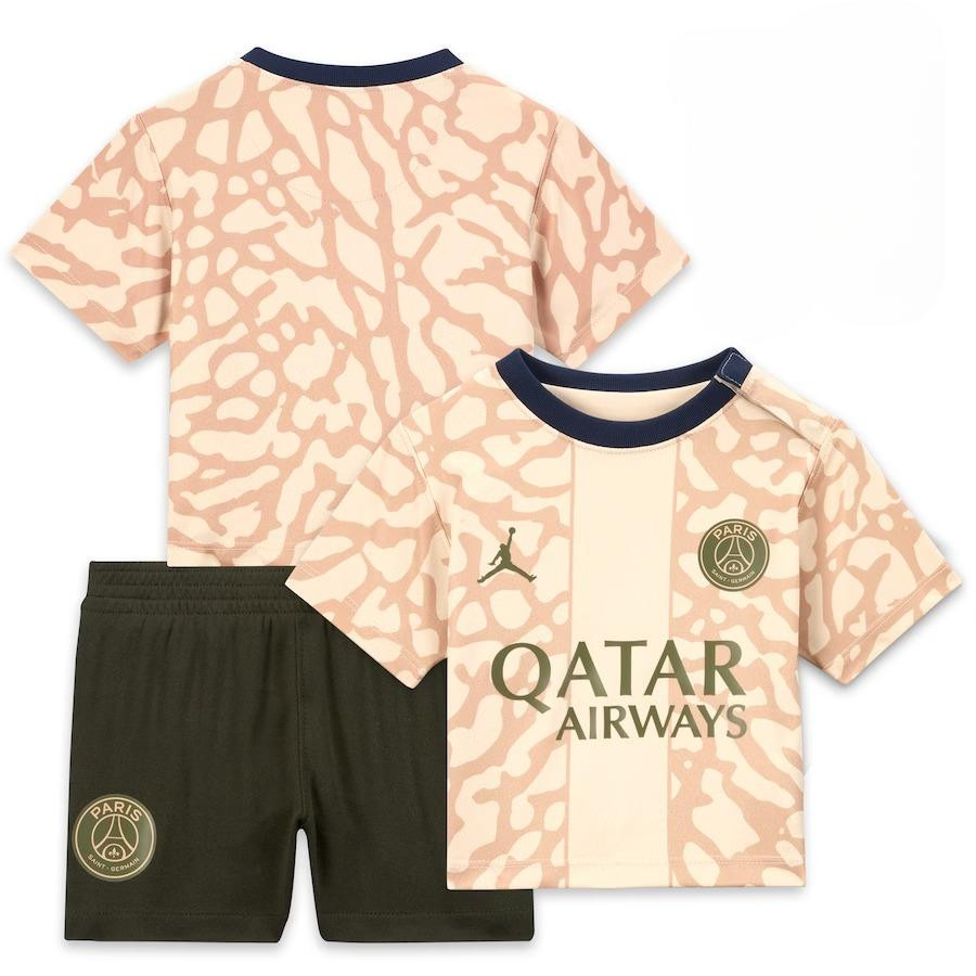 Paris Saint-Germain 2023/24 Fourth YOUTH Kit Jersey – Tan