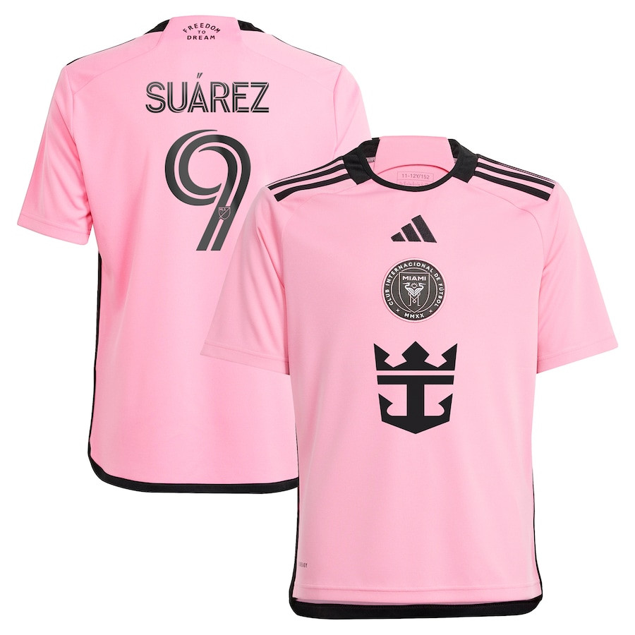 Luis Surez 9 Inter Miami CF 2024 2getherness YOUTH Jersey – Pink