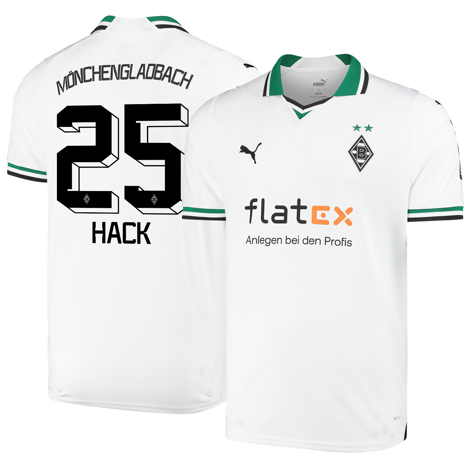 Robin Hack 25 Borussia Mnchengladbach 2023-24 Home Men Jersey – White
