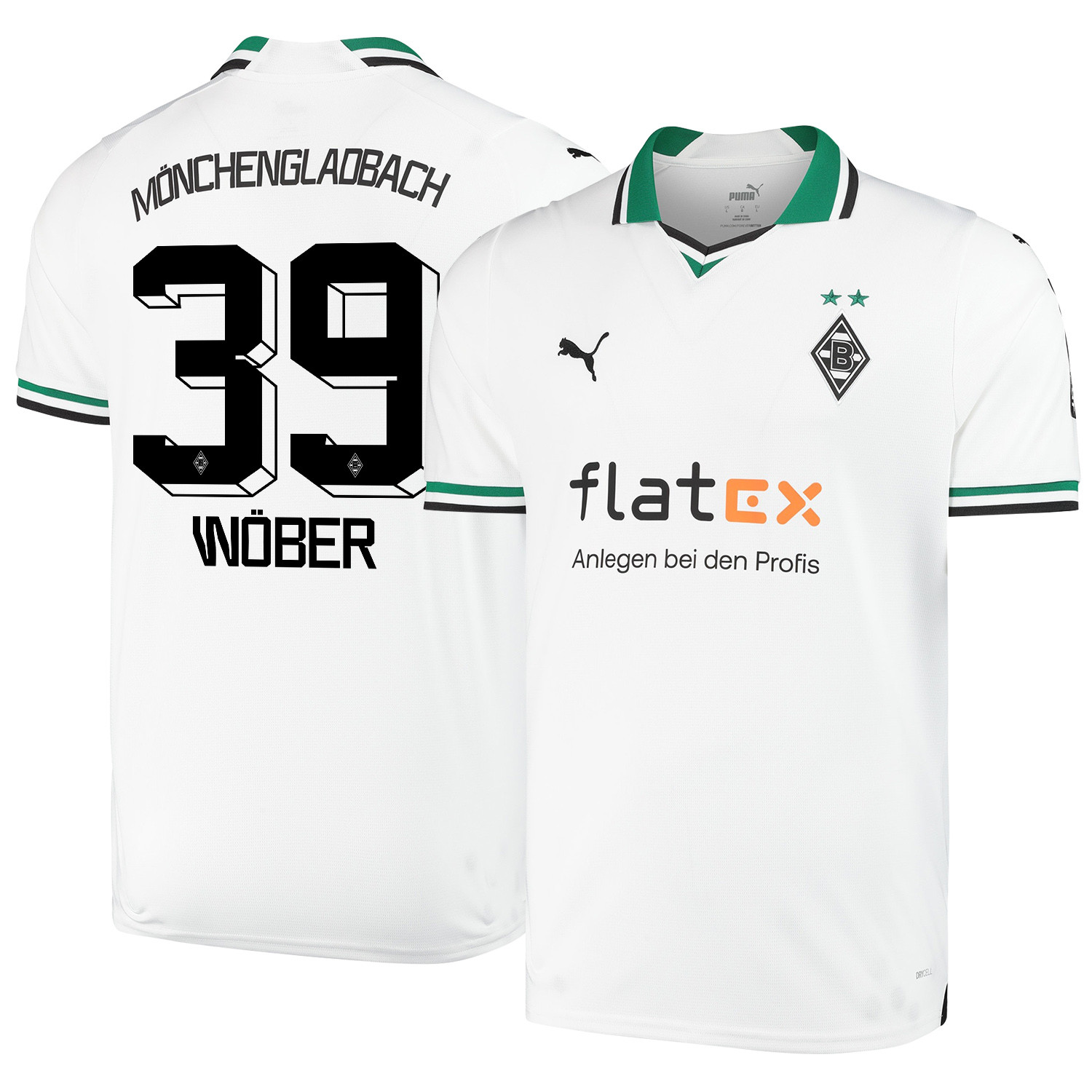 Maximilian Wber 39 Borussia Mnchengladbach 2023-24 Home Men Jersey – White