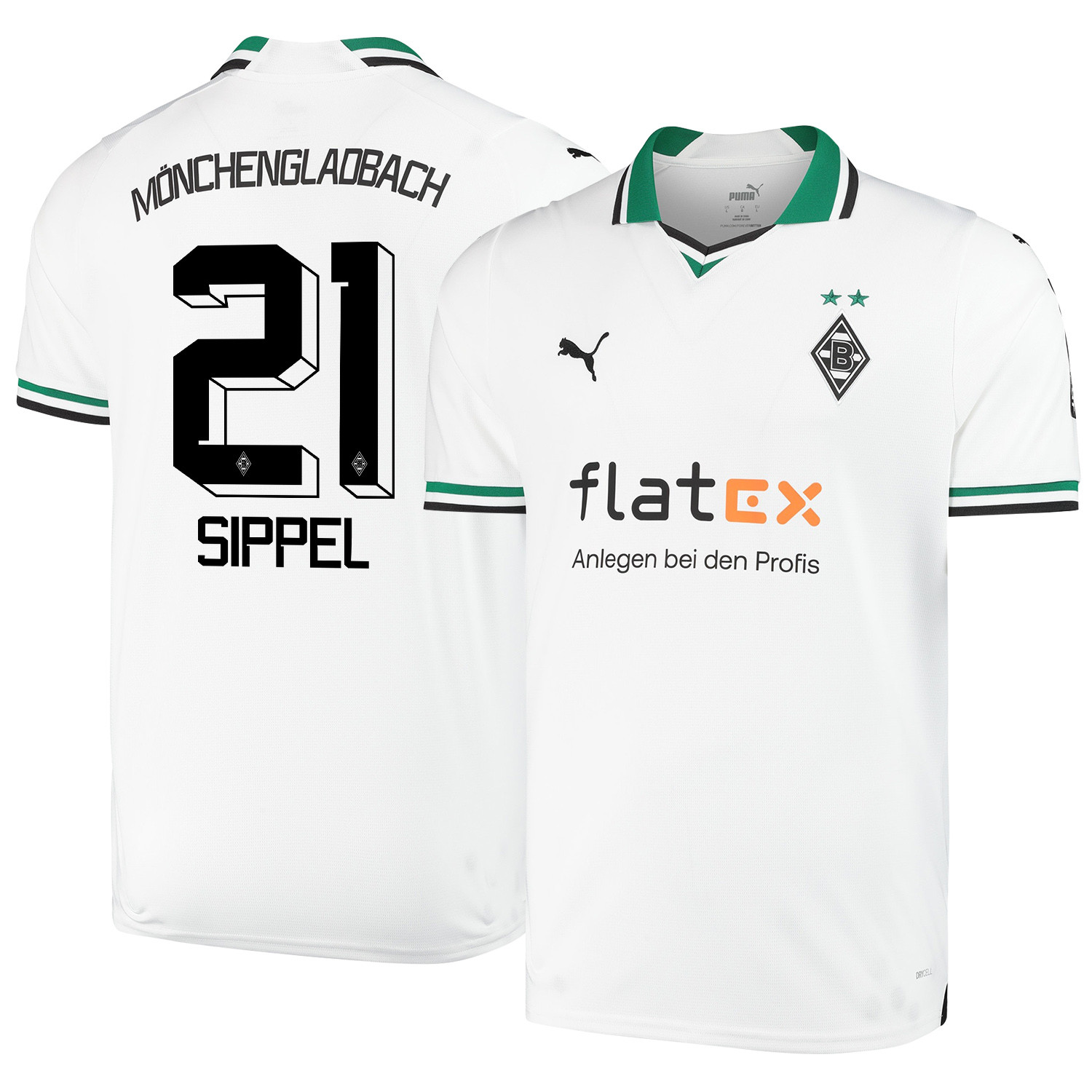 Tobias Sippel 21 Borussia Mnchengladbach 2023-24 Home Men Jersey – White