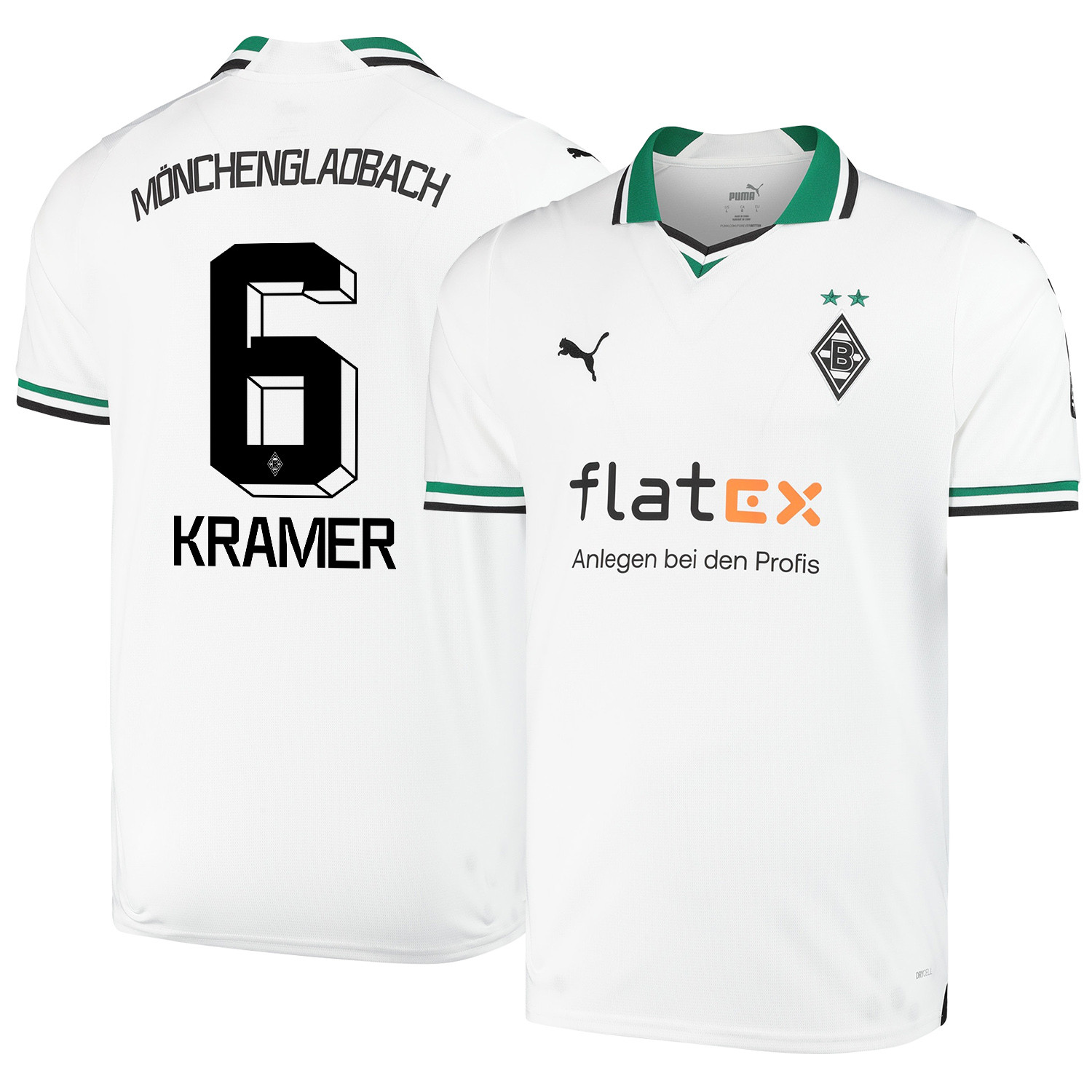 Christoph Kramer 6 Borussia Mnchengladbach 2023-24 Home Men Jersey – White