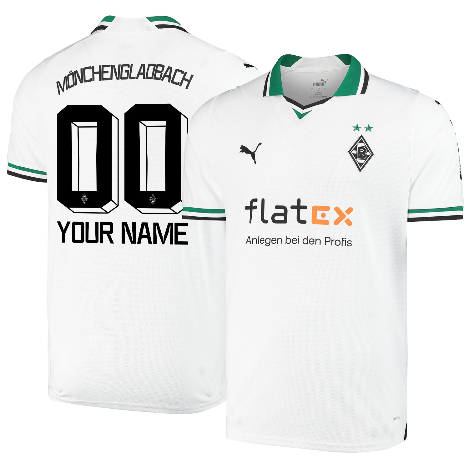 Borussia Mnchengladbach 2023-24 Home Custom Men Jersey – White