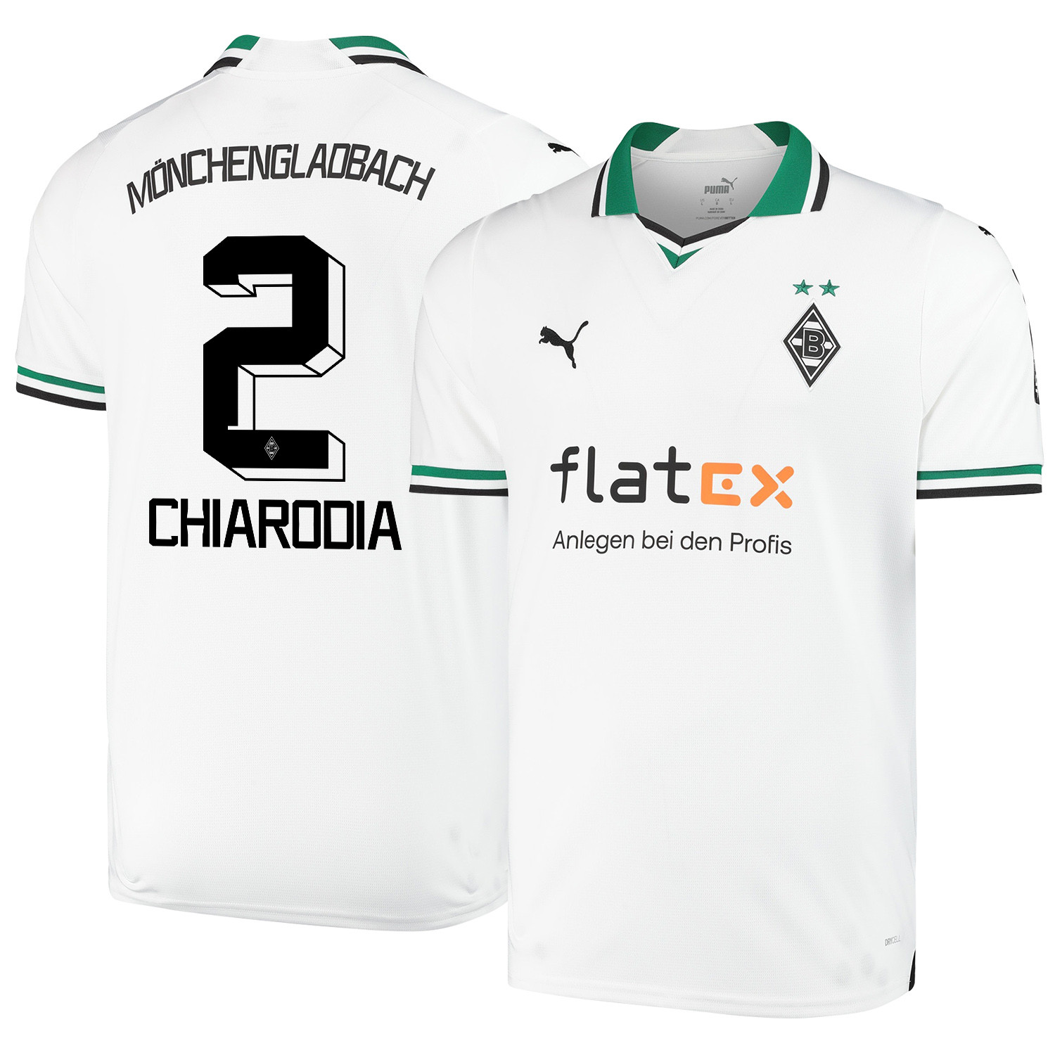 Fabio Chiarodia 2 Borussia Mnchengladbach 2023-24 Home Men Jersey – White