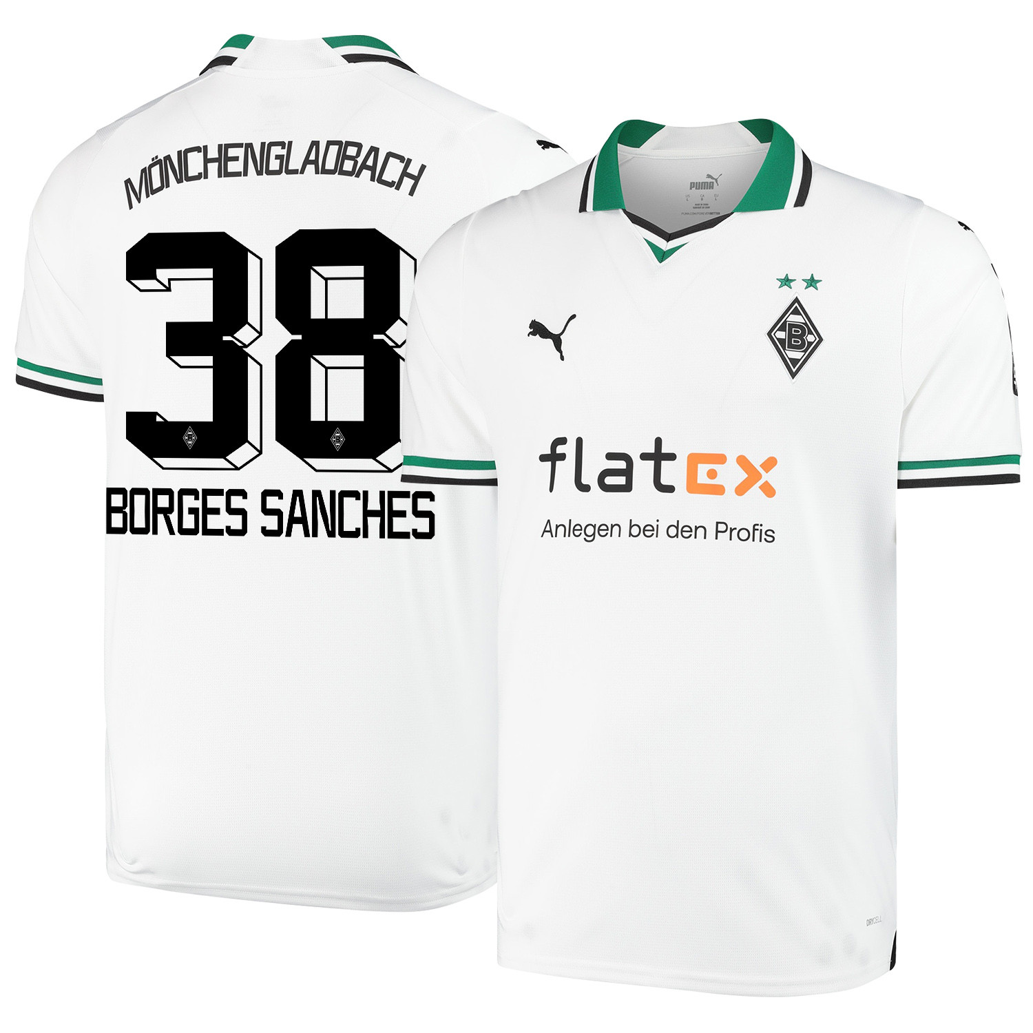 Yvandro Borges Sanches 38 Borussia Mnchengladbach 2023-24 Home Men Jersey – White