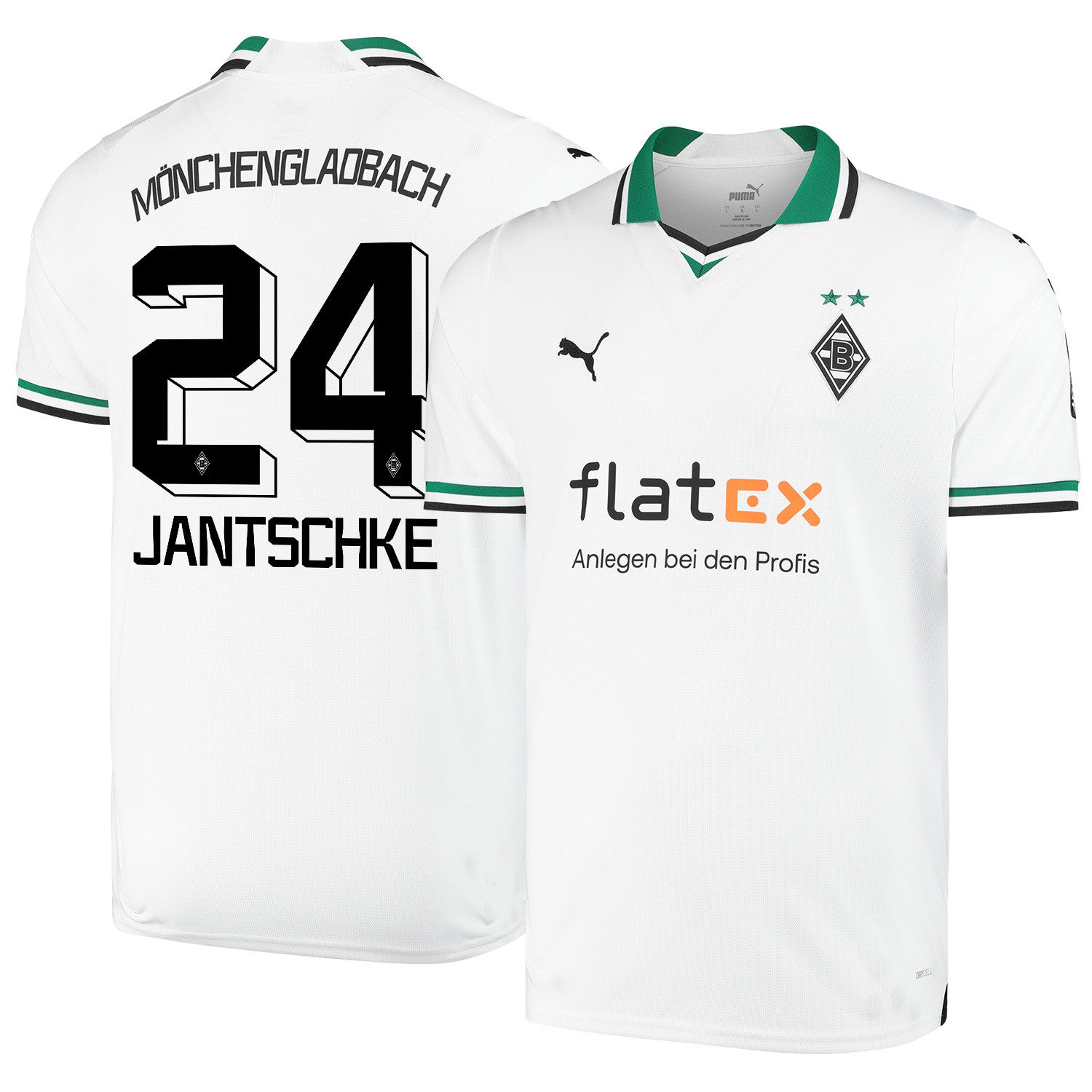 Tony Jantschke 24 Borussia Mnchengladbach 2023-24 Home Men Jersey – White