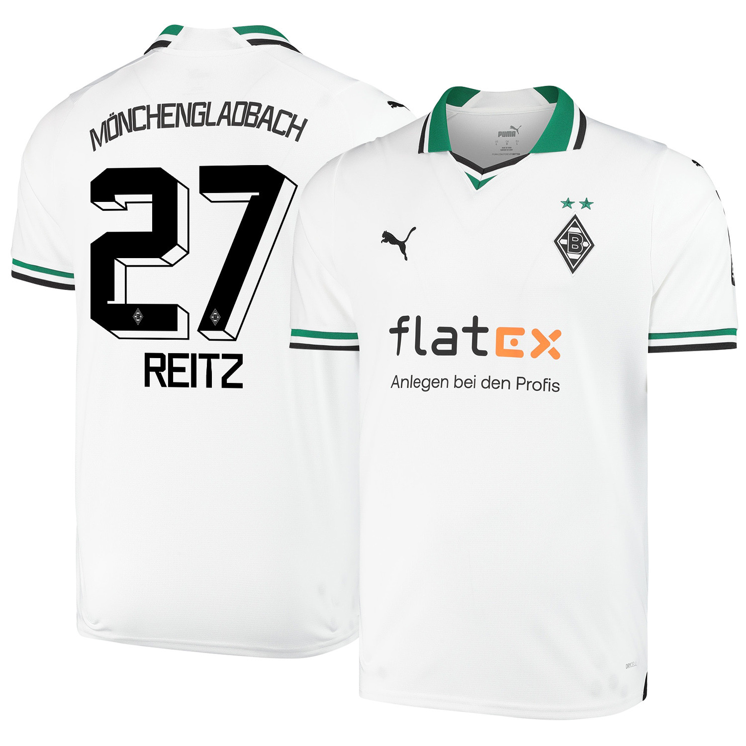 Rocco Reitz 27 Borussia Mnchengladbach 2023-24 Home Men Jersey – White