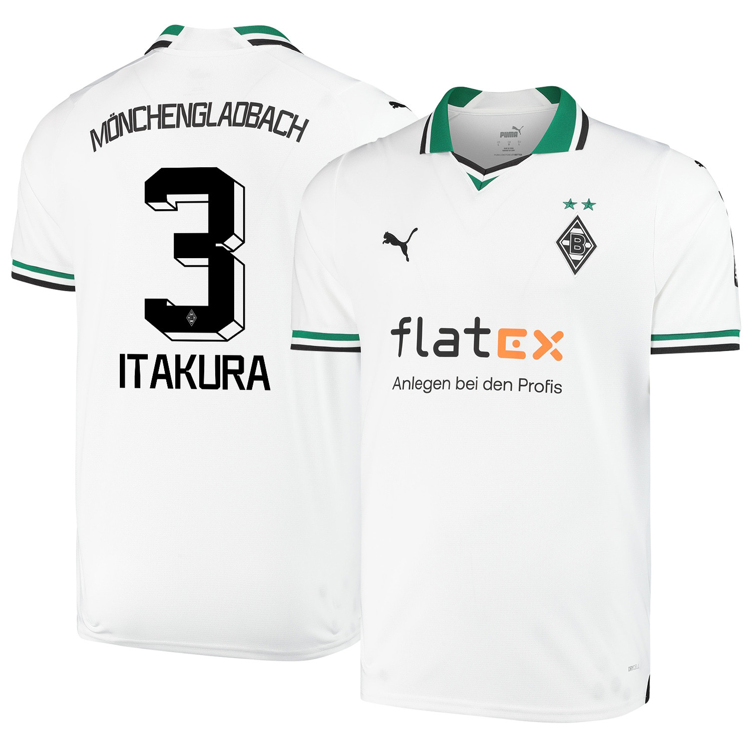 Ko Itakura 3 Borussia Mnchengladbach 2023-24 Home Men Jersey – White