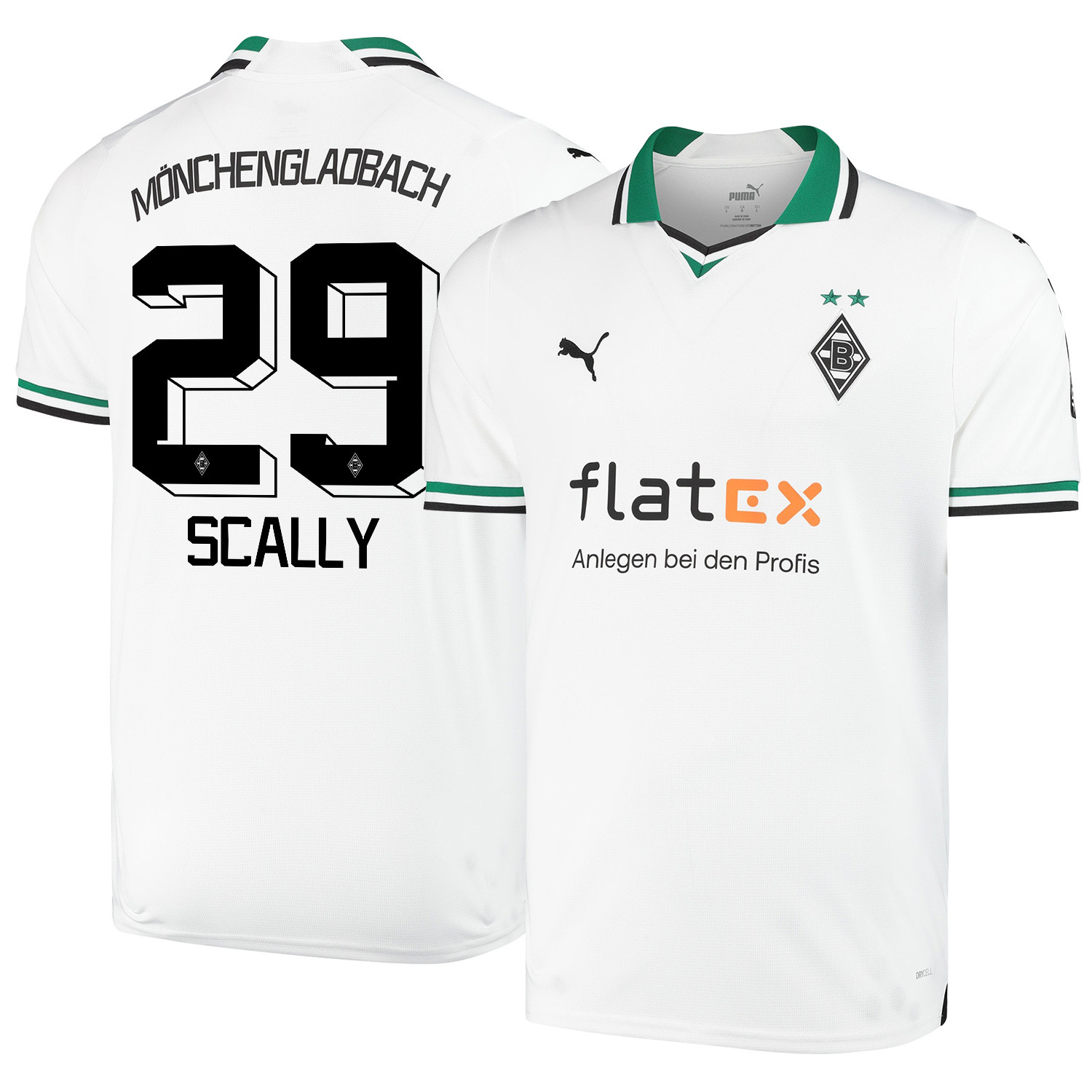 Joe Scally 29 Borussia Mnchengladbach 2023-24 Home Men Jersey – White