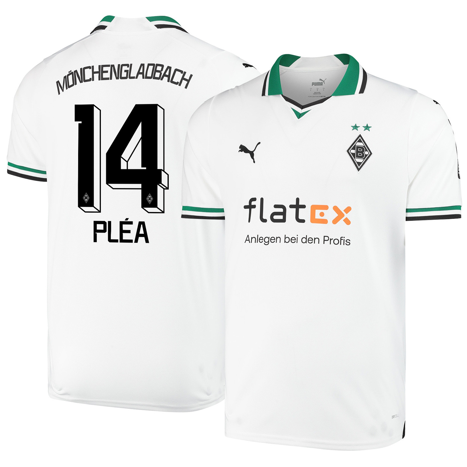 Alassane Pla 14 Borussia Mnchengladbach 2023-24 Home Men Jersey – White