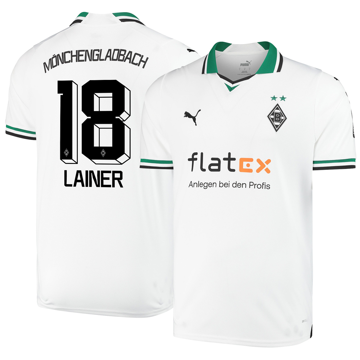 Stefan Lainer 18 Borussia Mnchengladbach 2023-24 Home Men Jersey – White