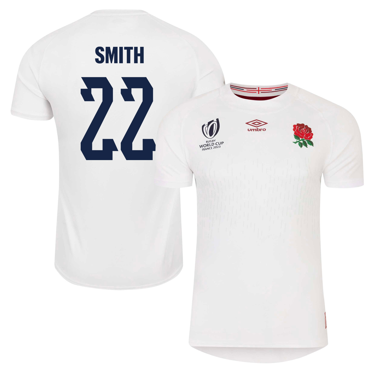 Marcus Smith 22 England Rb World Cup 2023 Home Men Jersey – White