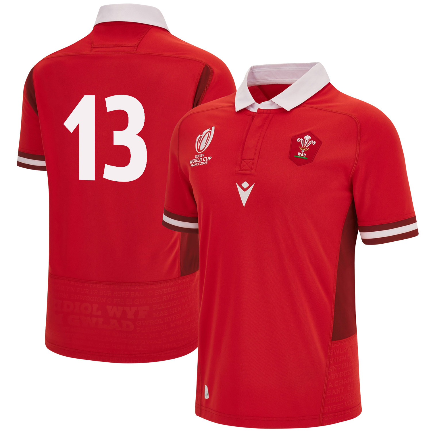 Mason Grady 13 Wales Rb World Cup 2023 Home Men Jersey – Red