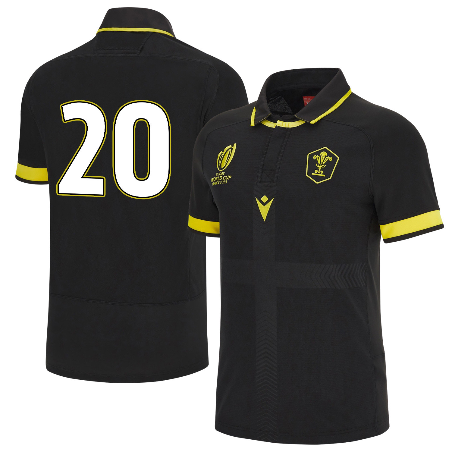 Tommy Reffell 20 Wales Rb World Cup 2023 Away Men Jersey – Black