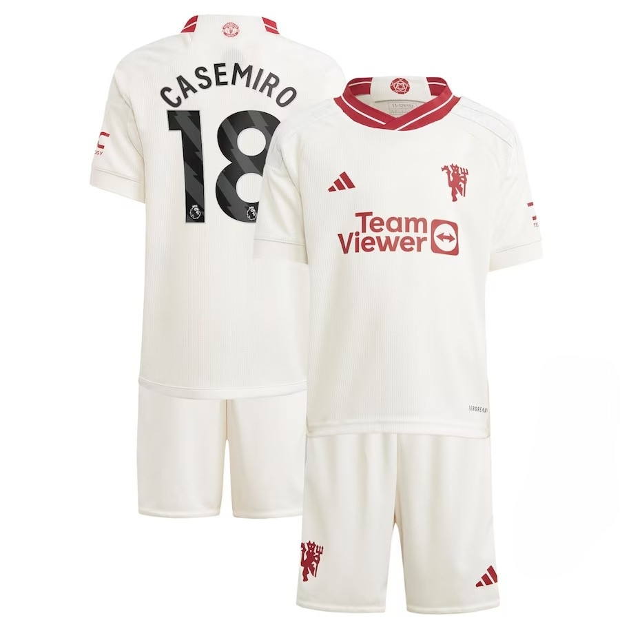 Casemiro 18 Manchester United 2023-24 Third Jersey – Youth Kit