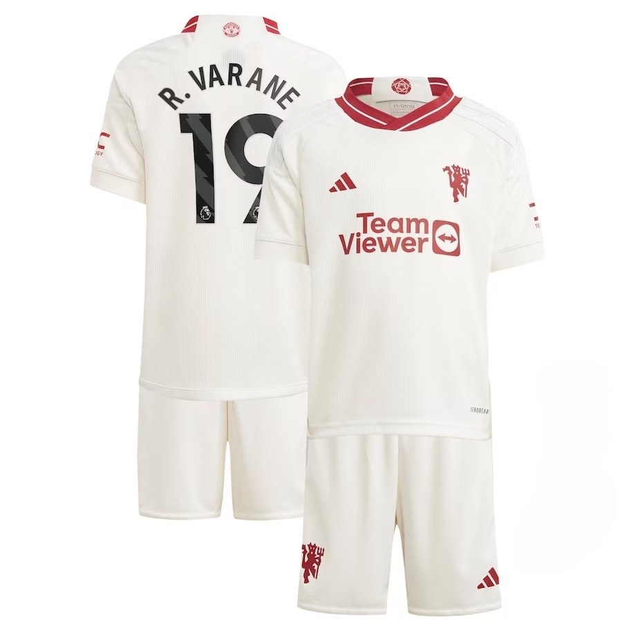 Raphael Varane 19 Manchester United 2023-24 Third Jersey – Youth Kit