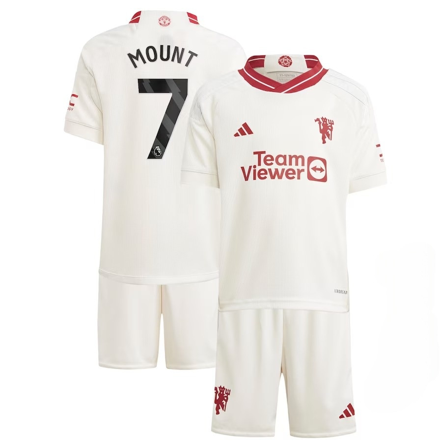 Mason Mount 19 Manchester United 2023-24 Third Jersey – Youth Kit