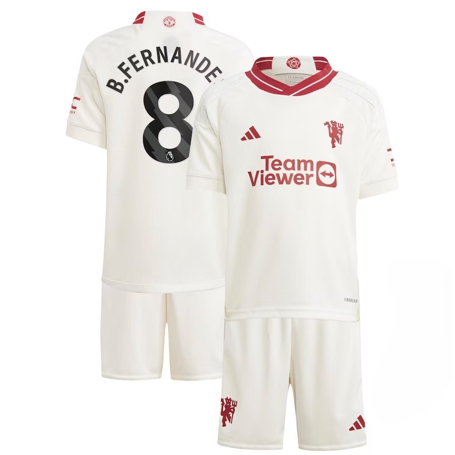 Bruno Fernandes 8 Manchester United 2023-24 Third Jersey – Youth Kit