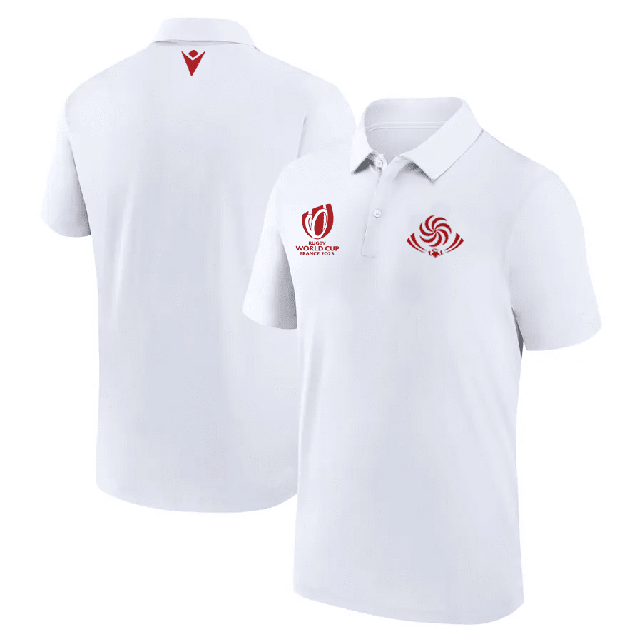 Georgia Rb World Cup 2023 Polo Shirt – White, Men