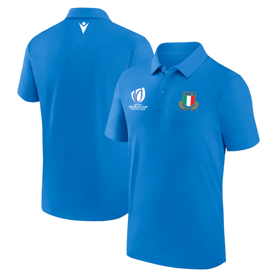 Italy Rb World Cup 2023 Polo Shirt – Blue, Men