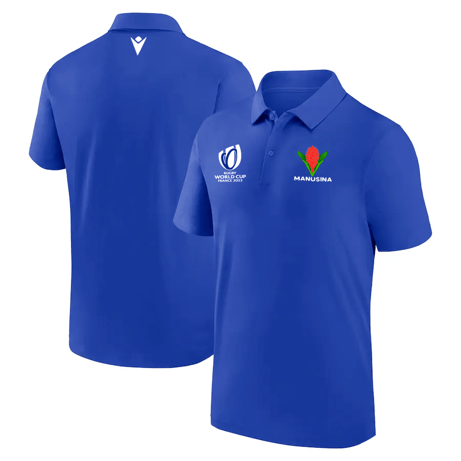 Samoa Rb World Cup 2023 Polo Shirt – Blue, Men
