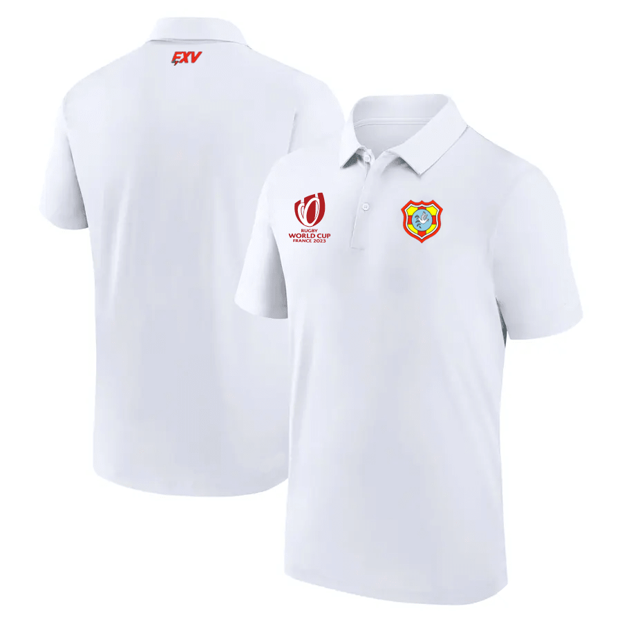 Tonga Rb World Cup 2023 Polo Shirt – White, Men