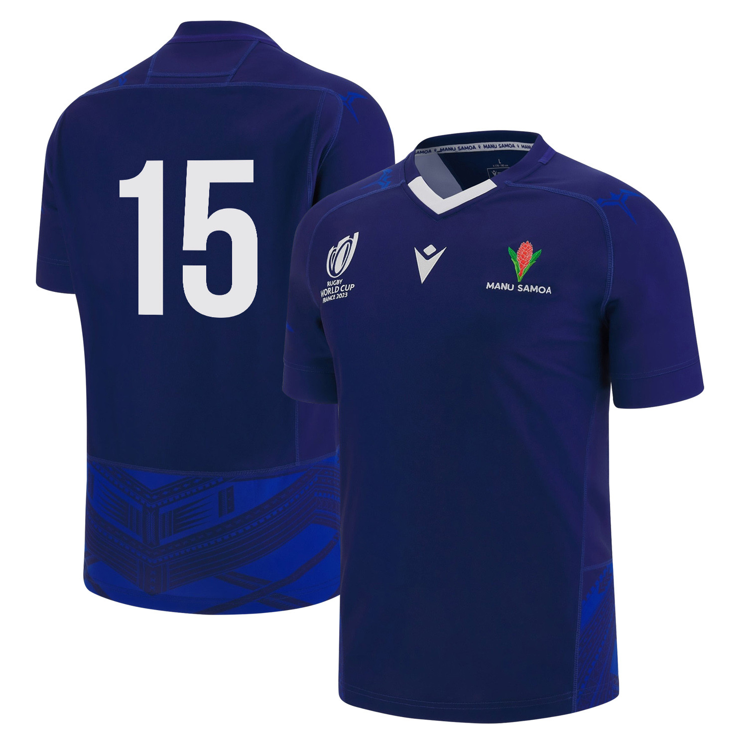 Tim Nanai-Williams 15 Samoa Rb World Cup 2023 Home Jersey – Blue, Men