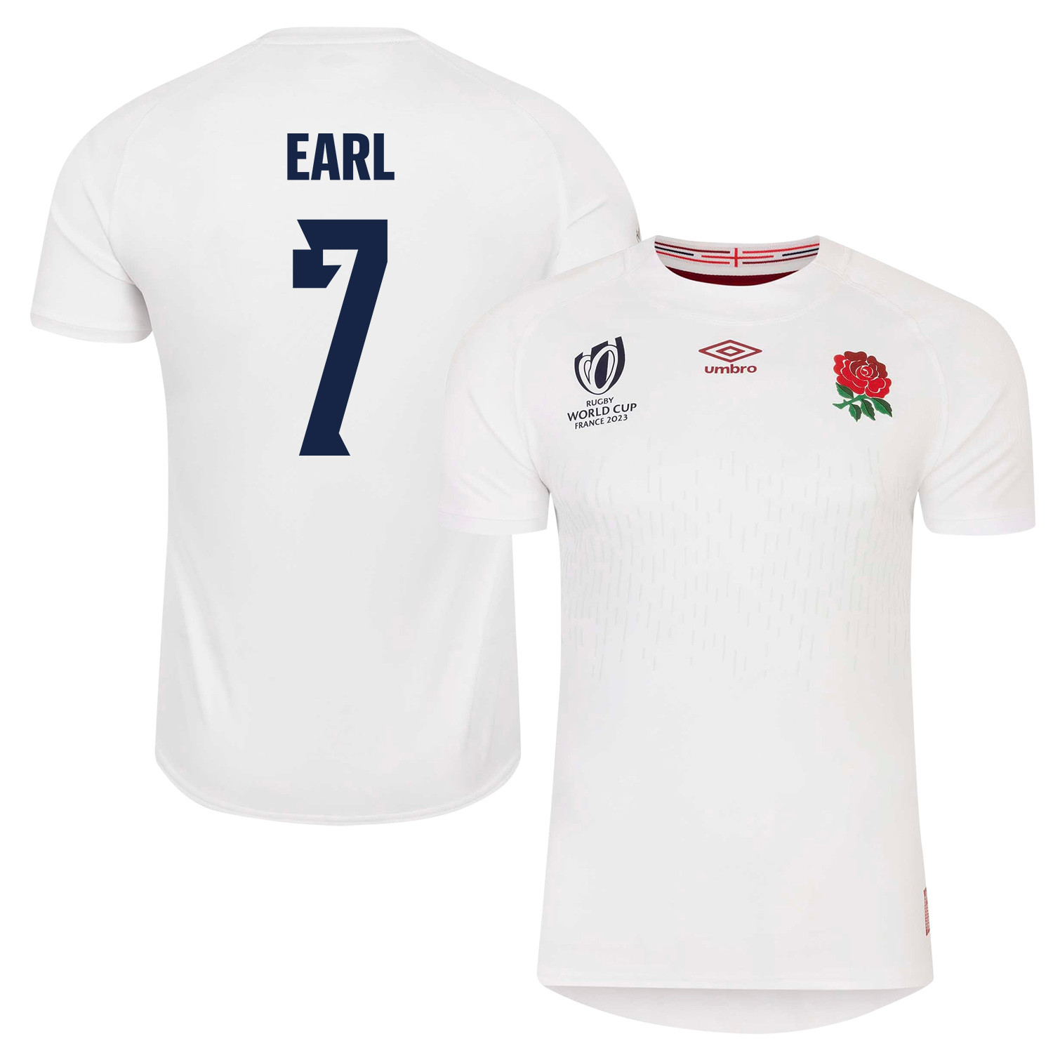 Ben Earl 7 England Rb World Cup 2023 Home Men Jersey – White