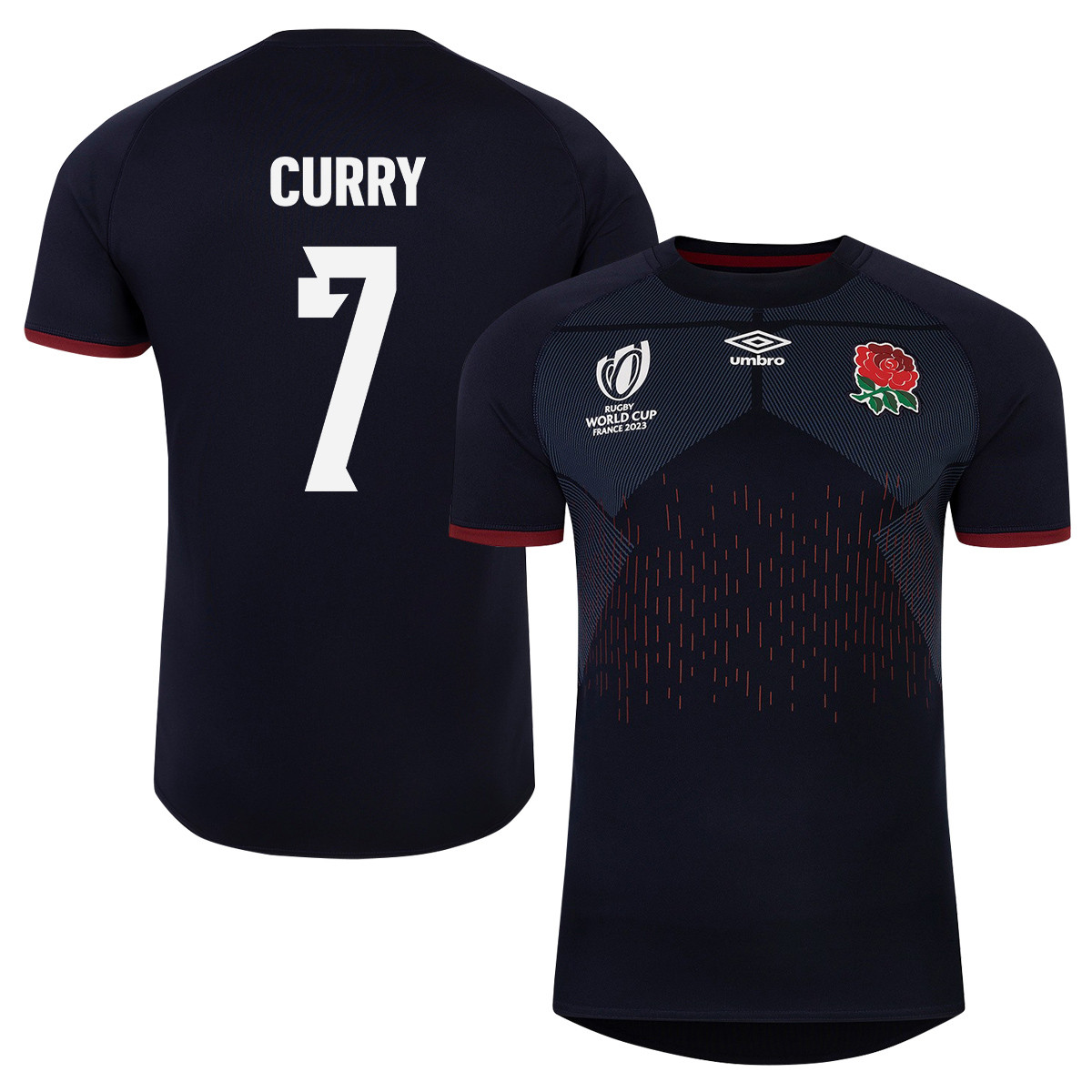 Tom Curry 7 England Rb World Cup 2023 Alternate Jersey – Navy – Men