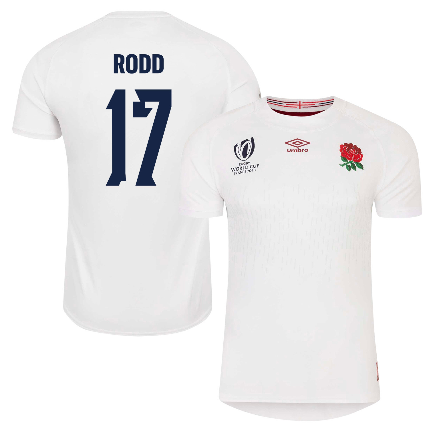 Bevan Rodd 17 England Rb World Cup 2023 Home Men Jersey – White