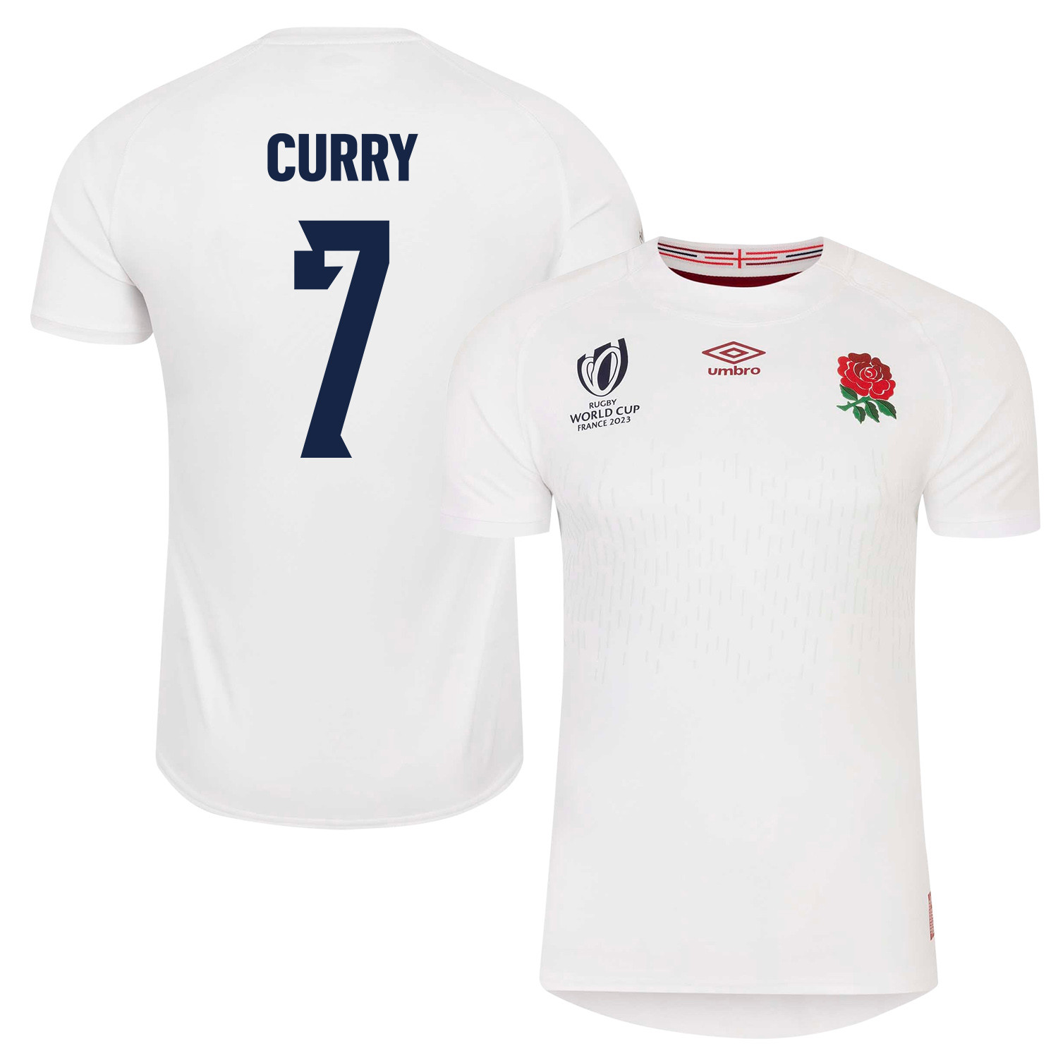 Tom Curry 7 England Rb World Cup 2023 Home Men Jersey – White