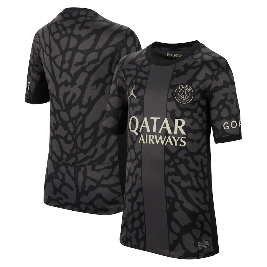 Paris Saint-Germain x Jordan 2023/24 Third Match Jersey – YOUTH Black