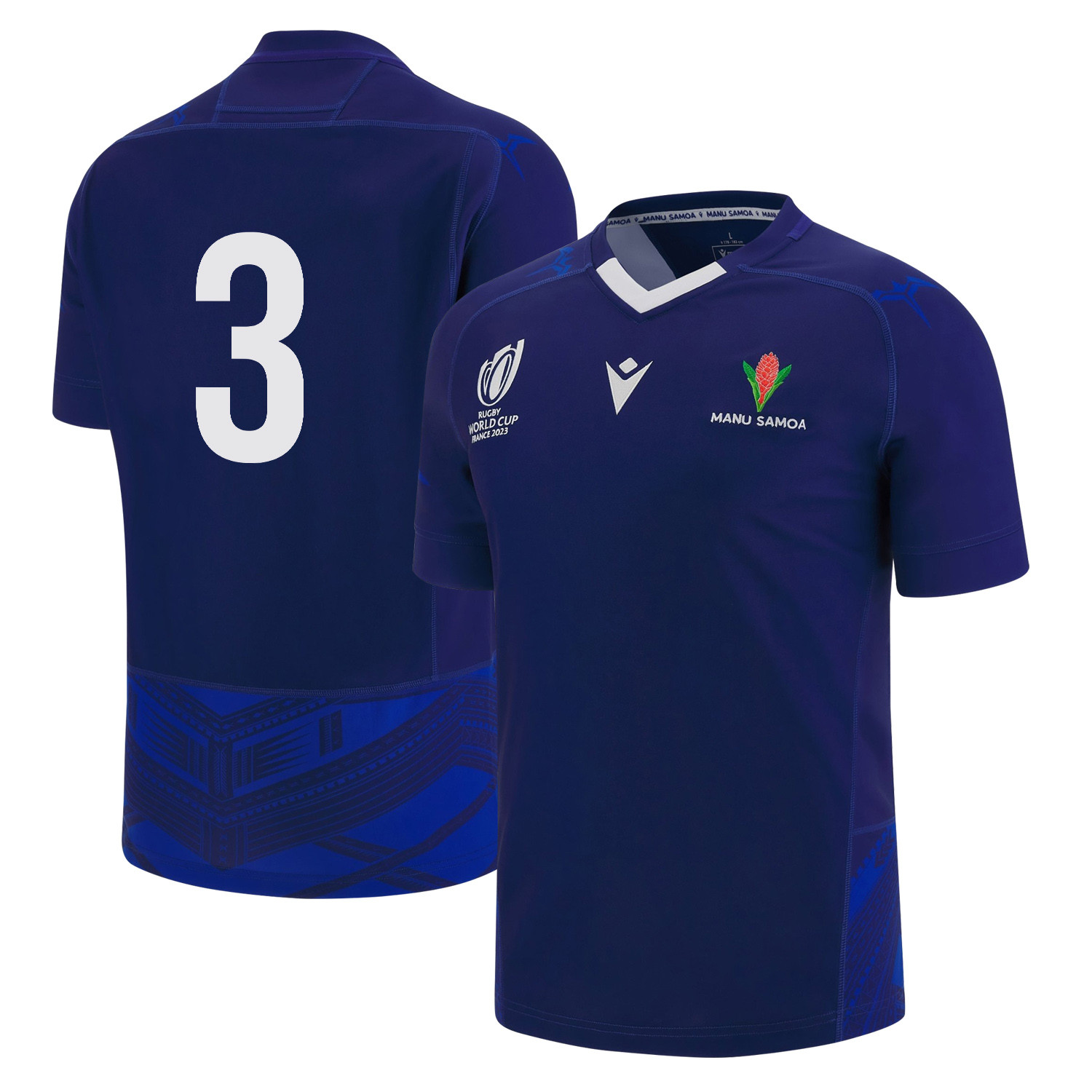 Tietie Tuimauga 3 Samoa Rb World Cup 2023 Home Jersey – Blue, Men