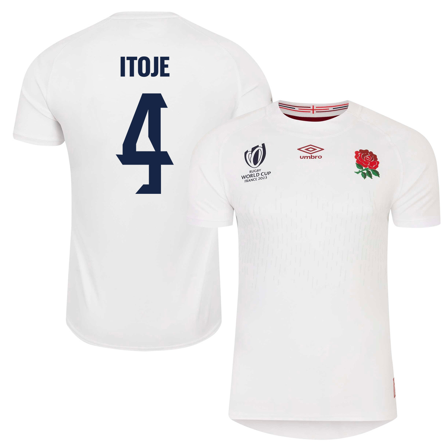 Maro Itoje 4 England Rb World Cup 2023 Home Men Jersey – White