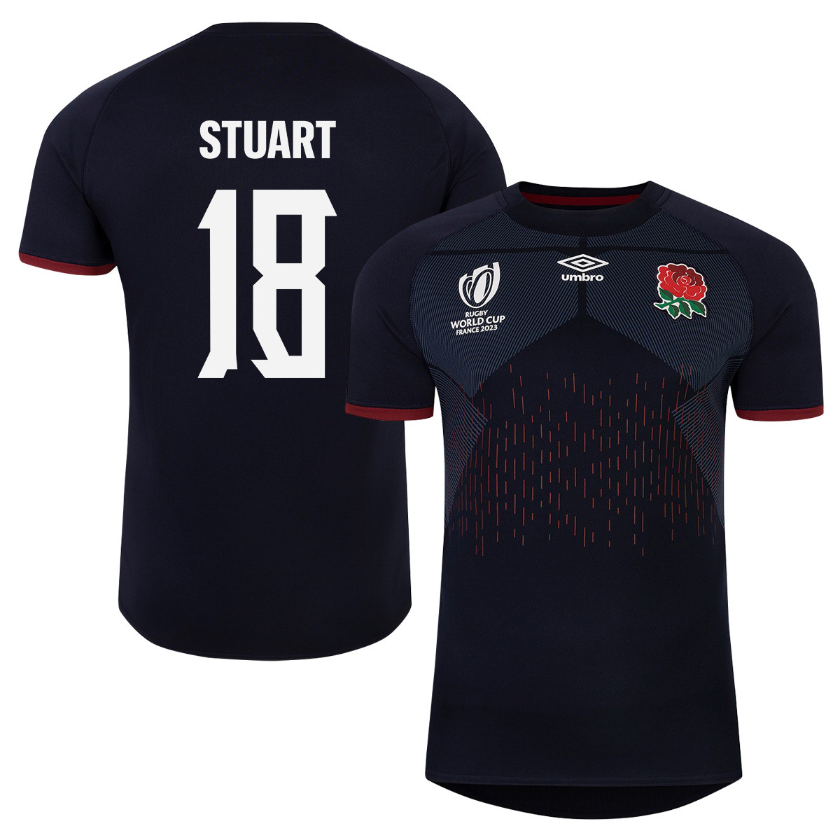 Will Stuart 18 England Rb World Cup 2023 Alternate Jersey – Navy – Men