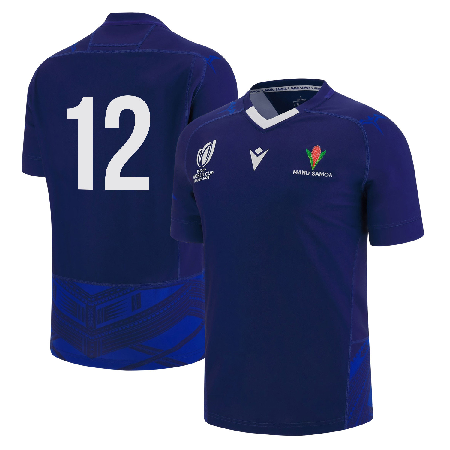 Tumua Manu 12 Samoa Rb World Cup 2023 Home Jersey – Blue, Men