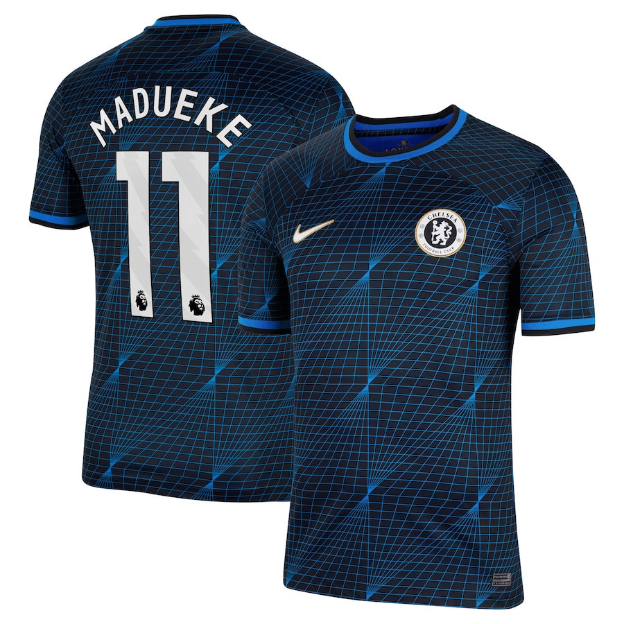 Noni Madueke 11 Chelsea 2023/24 Away Men Jersey – Navy