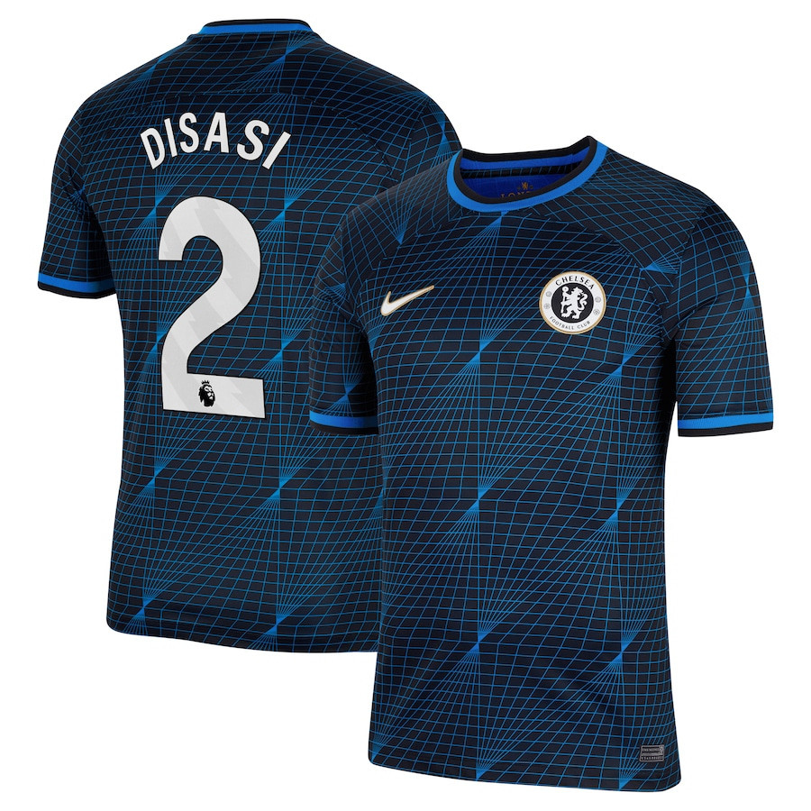 Axel Disasi 2 Chelsea 2023/24 Away Men Jersey – Navy