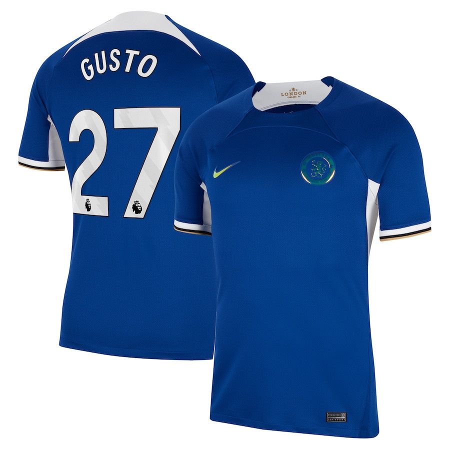 Malo Gusto 27 Chelsea 2023/24 Home Men Jersey – Blue