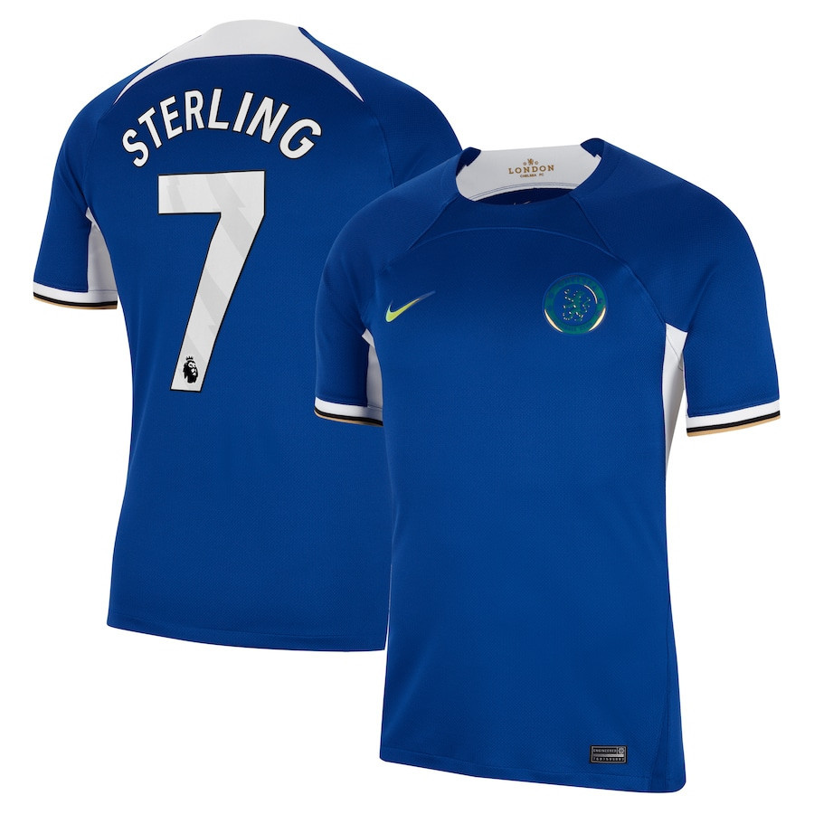 Raheem Sterling 7 Chelsea 2023/24 Home Men Jersey – Blue