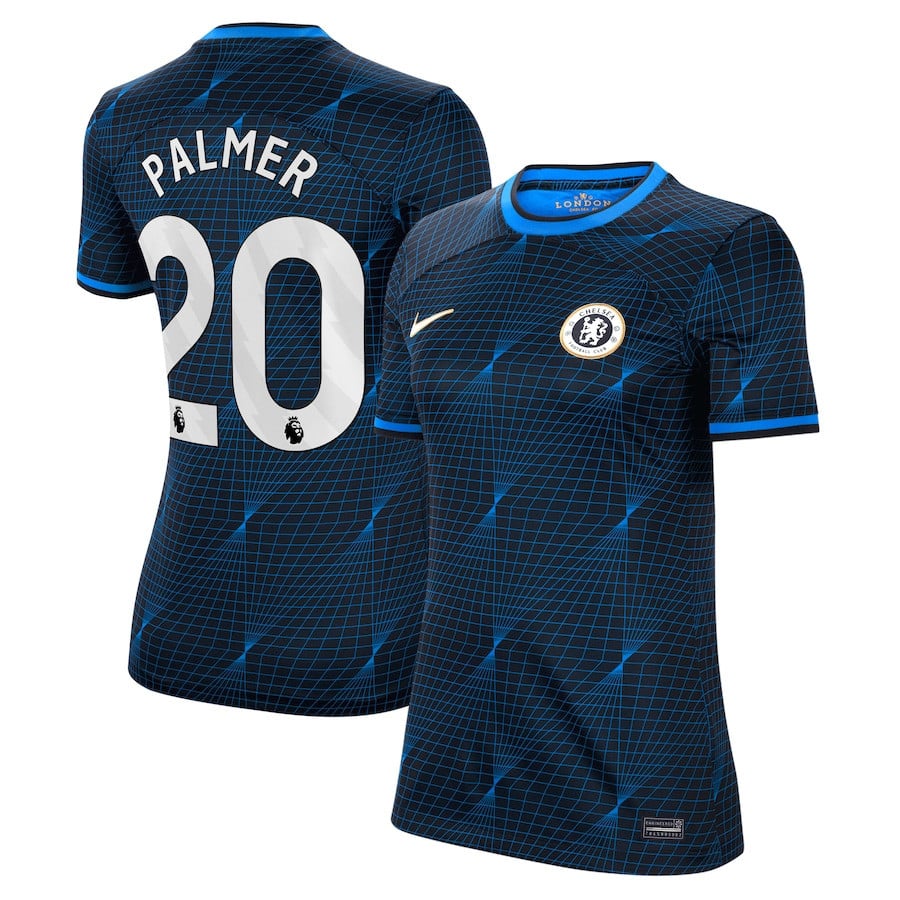 Cole Palmer 20 Chelsea 2023/24 Away Women Jersey – Navy