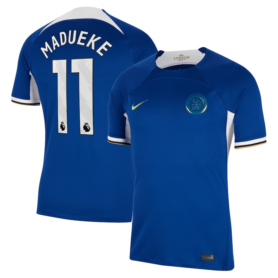 Noni Madueke 11 Chelsea 2023/24 Home Men Jersey – Blue