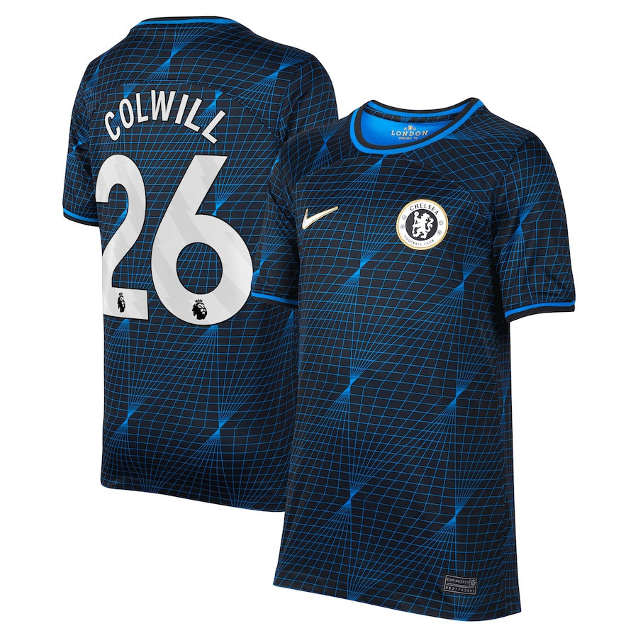 Levi Colwill 26 Chelsea 2023/24 Away YOUTH Jersey – Navy