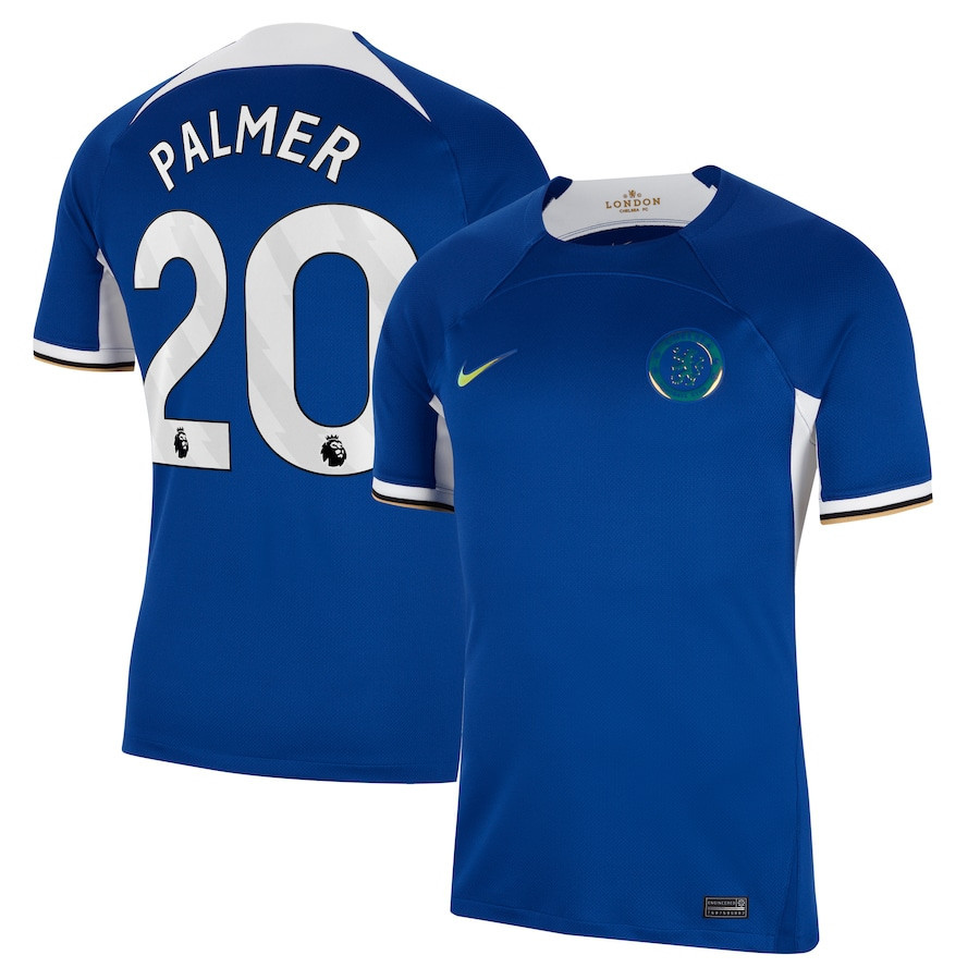 Cole Palmer 20 Chelsea 2023/24 Home Men Jersey – Blue