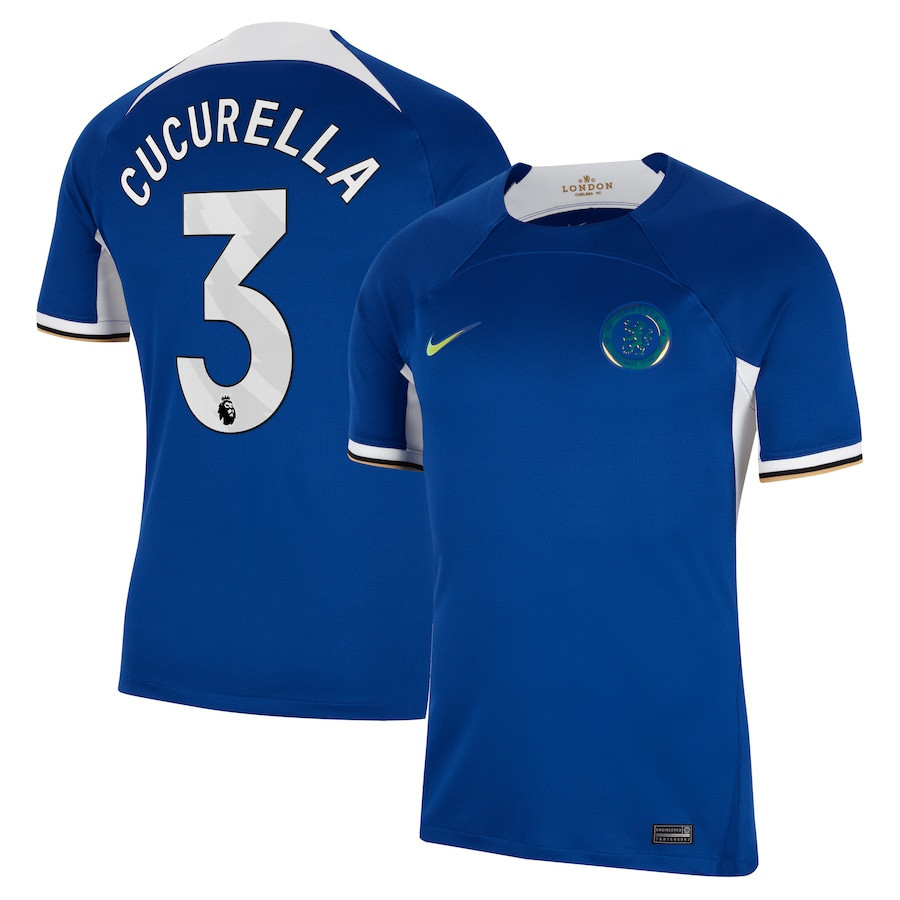 Marc Cucurella 3 Chelsea 2023/24 Home Men Jersey – Blue