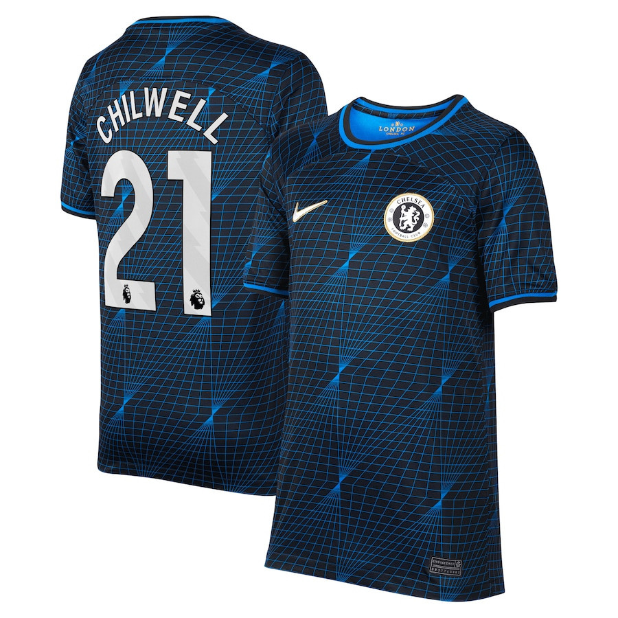 Ben Chilwell 21 Chelsea 2023/24 Away YOUTH Jersey – Navy