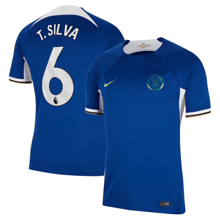 Thiago Silva 6 Chelsea 2023/24 Home Men Jersey – Blue