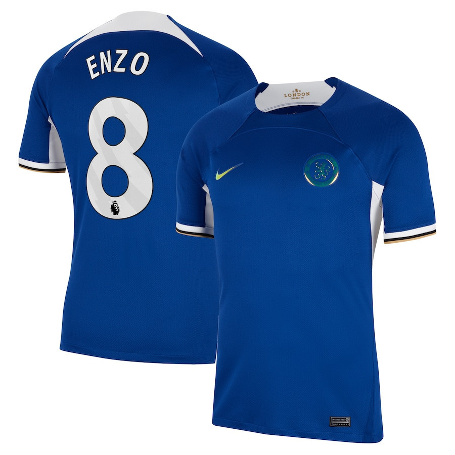 Enzo Fernndez 8 Chelsea 2023/24 Home Men Jersey – Blue