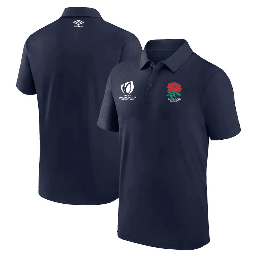 England Rb World Cup 2023 Polo Shirt – Navy, Men